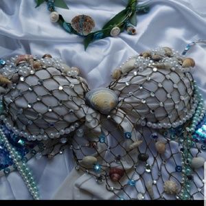 sexy Mermaid top and crown halloween costume